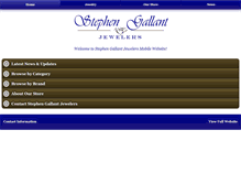 Tablet Screenshot of gallantjewelers.com
